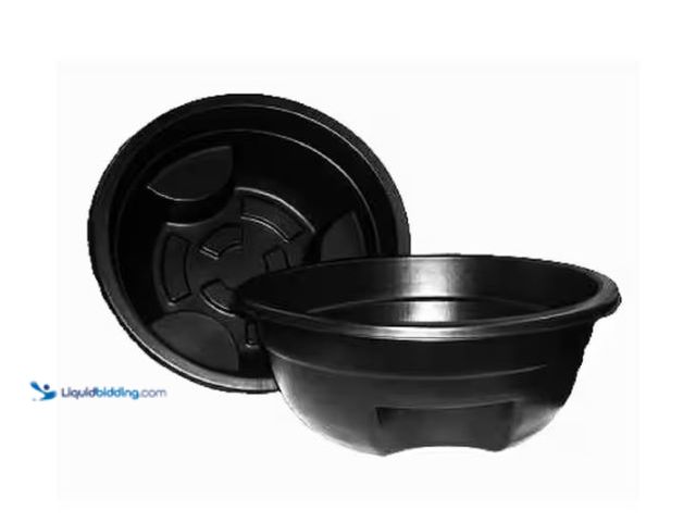 Lot 49-1624773 - MacCourt 35 Gal. Freestanding Patio Pond Model # PP3814, Unused (Factory Picture Shows 2, Only Inclu...