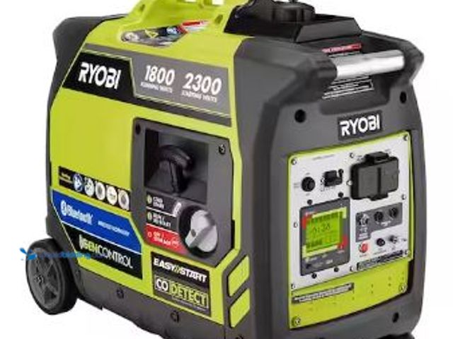 Lot 49-1513665 - RYOBI
2,300-Watt Recoil Start Bluetooth Super Quiet Gasoline Powered Digital Inverter Generator wit...