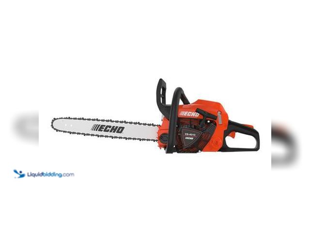 Lot 49-5548969 - ECHO 18 in. 41.6 cc 2-Stroke Gas Rear Handle Chainsaw Model # CS-4010-18 USED. DIRTY. HAS COMPRESSIO...