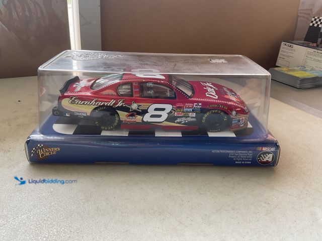 Lot 49-3609273 - Other WINNERS CIRCLE NASCAR 1/24 SCALE DIECAST CAR IN BOX #8 DALE EARNHARDT JR BUDWEISER CAR