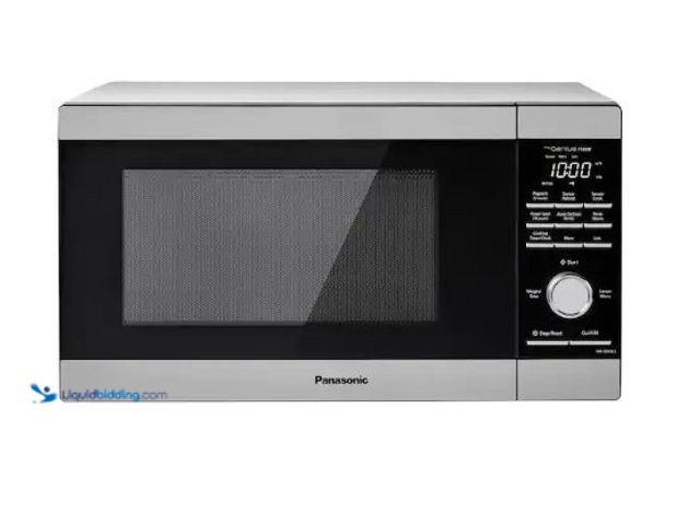 Lot 49-1549227 - Panasonic 1.3 cu. ft. Countertop Microwave in Stainless Steel Built-In Capable with Genius Sensor Co...