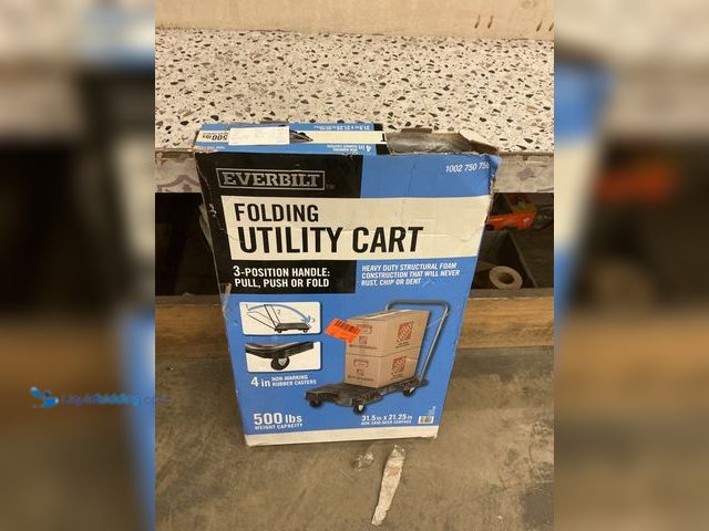 Lot 49-5453683 - Everbilt Structural-Foam Adjustable Hand Trolley. [Model # 690102] Used