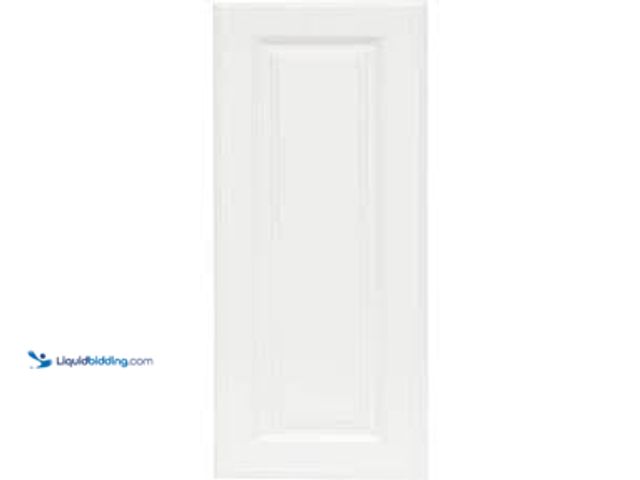Lot 49-3536843 - Hampton Bay Shaker 11 in. W x 29.375 in. H x 0.75 in. D Wall Decorative End Panel in Satin White. Mo...