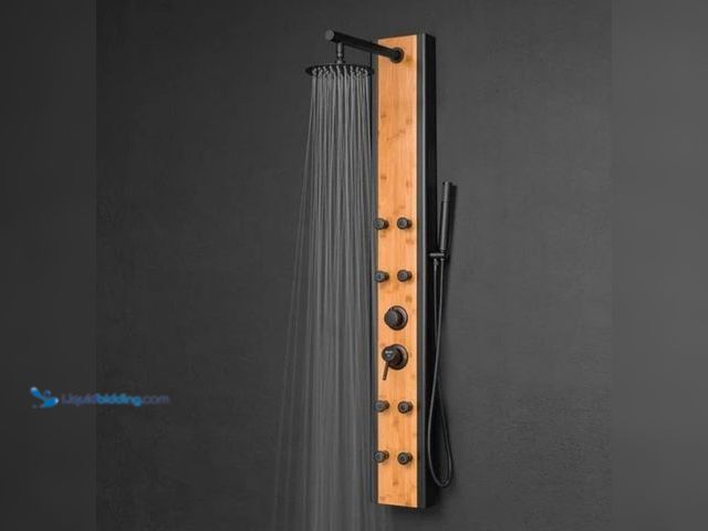 Lot 49-5552612 - 57 In. 8-Jet Multifunction Shower Panel System With Adjustable Rainfall Shower Head And Handheld Sho...