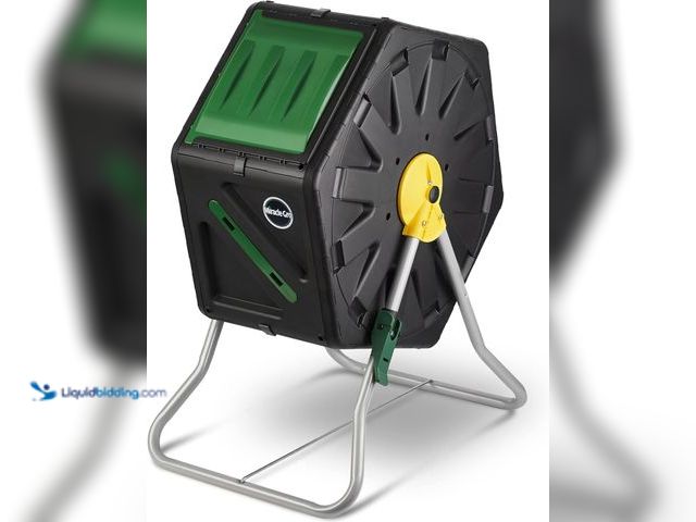 Lot 49-3565835 - Miracle-Gro Compost Tumbler Single Chamber – Easy-Turn Composter Tumbler Outdoor for Fast Composting...