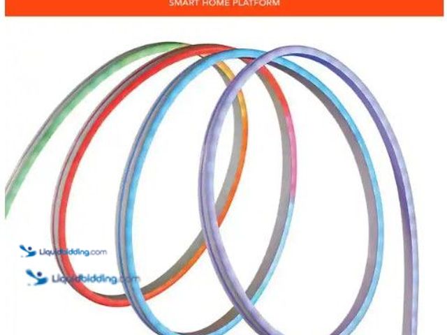 Lot 49-5581510 - EcoSmart 16.4-Ft. Smart Dynamic Color Changing Dimmable Plug-In LED Neon Flex Strip Light Powered by...