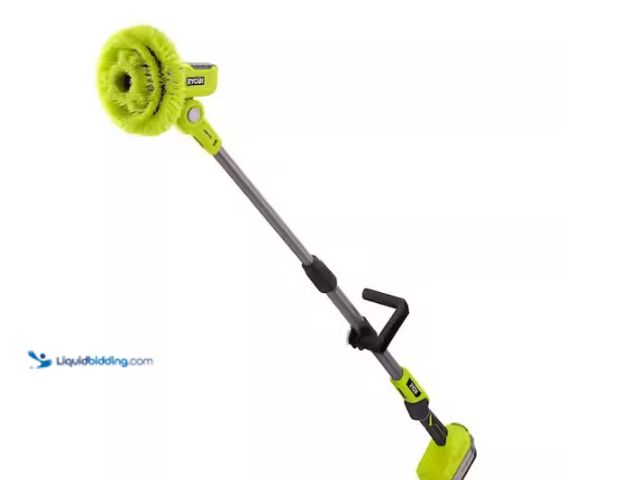 Lot 49-5580856 - YOBI
ONE+ 18V Cordless VORTEX Telescoping Power Scrubber (Tool Only). Store SKU # 1004953184. Unuse...