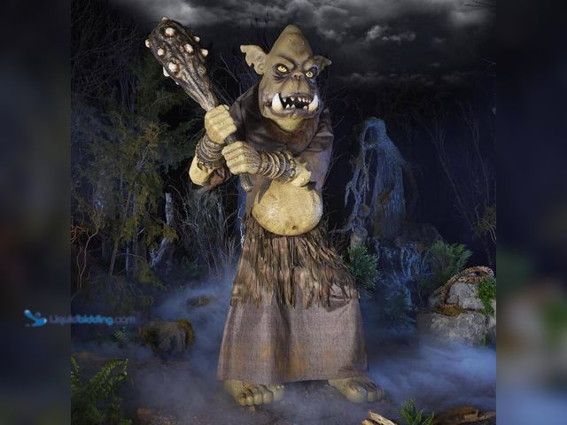 Lot 49-5556877 - Home Accents Holiday
8 FT Wicked Woods Giant-Sized Animated LED Tumble the Troll. Model # 25PA02392...
