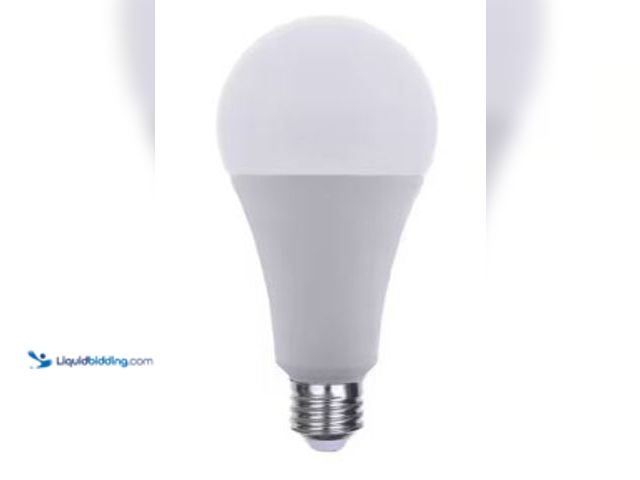 Lot 49-5436278 - Qty 4. EcoSmart 150-Watt Equivalent A23 Energy Star Dimmable LED Light Bulb Daylight (1-Pack). Model...