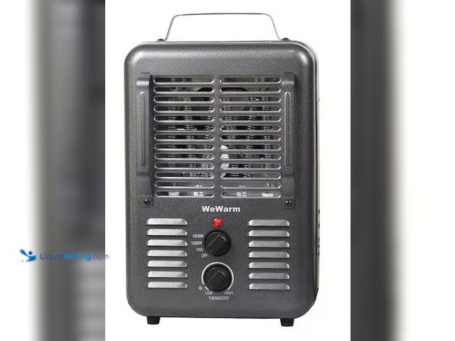 Lot 49-3539642 - DELUXE MILKHOUSE UTILITY HEATER Internet # 334961295
Model # HT1912
Store SKU # 1011533499 Item is...