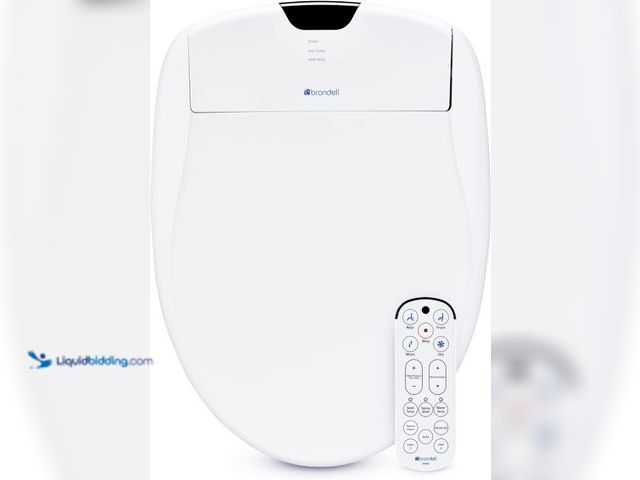 Lot 49-5482016 - Brondell Bidet Toilet Seat S1400, Smart Toilet Seat, Dual Stainless-Steel, Self-Cleaning Nozzle With...