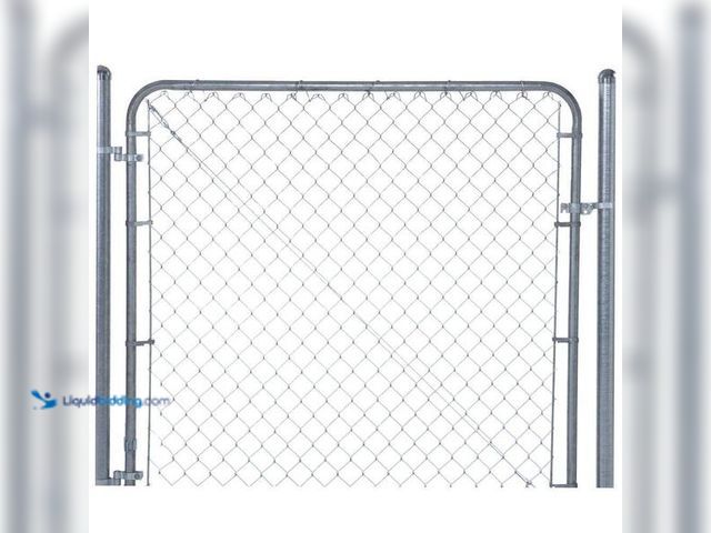 Lot 49-5454084 - Everbilt
6 ft. W. x 5 ft. H Galvanized Steel Chain Link Fence Expandable Gate Kit Actual Gate Width...