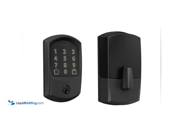 Lot 49-5477763 - Schlage
Greenwich Matte Black Encode Smart Wi-Fi Deadbolt Unused