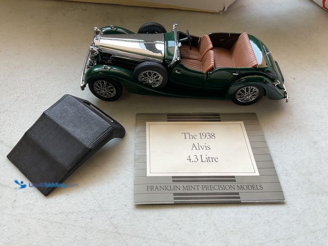 Franklin Mint – Alvis 4.3 Litre 1938 – Cabriolet – Modèle réduit métal