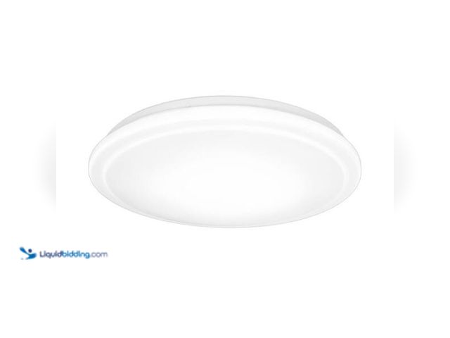 Lot 49-5454283 - 20 in. Low Profile LED Flush Mount Round Ceiling Light 2400 Lumens 3000K 4000K 5000K Dimmable Bedroo...