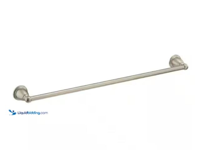 Lot 49-3614653 - MOEN Brantford 24 in. Towel Bar in Brushed Nickel, Model # YB2224BN, Unused.  Ref#BIN0716