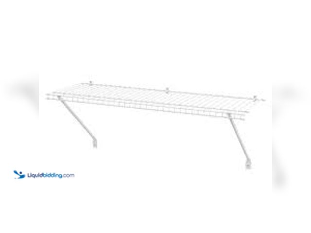 Lot 49-5459335 - QTY 2 - ClosetMaid 36 in. W x 12 in. D White Steel Wire Closet Shelf. Model # 1031. Sealed.