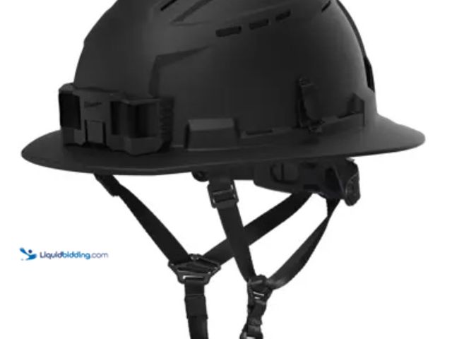 Lot 49-5552186 - BOLT™ Black Full Brim Vented Safety Helmet – Type 2, Class C
Part #: MIL 48731660. New