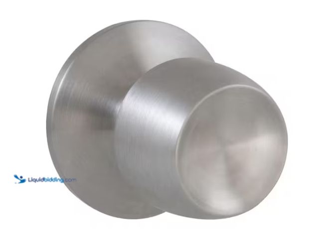 Lot 49-1515851 - (4) Defiant Brandywine Stainless Steel Hall/Closet Door Knob, Model # 1008974327, New.  Ref#HDSR0710
