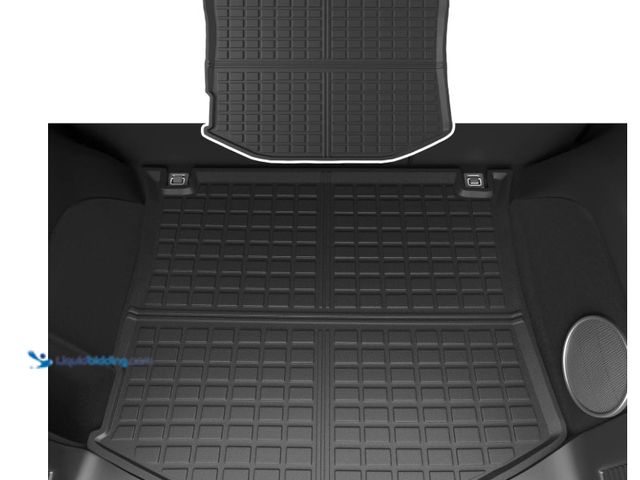 Lot 49-1516396 - (2) Trunk Mat Compatible with 2011-2021 Jeep Grand Cherokee Cargo Liner TPE All Weather Cargo Mat Re...