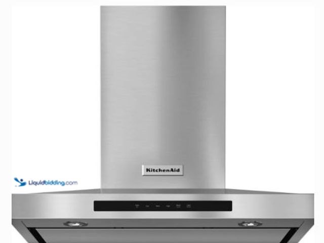 Lot 49-1589880 - KitchenAid KVWB600DSS 30" Stainless Wall Chimney Range Hood, Model # 197877726367, MSRP $949.00, Unu...