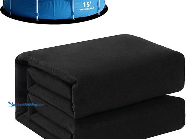 Lot 49-5545291 - Upgrade Thicken 15ft Round Pool Liner Pad for Above Ground Pool, 300g/㎡ Seamless Swimming Pool Mat, ...