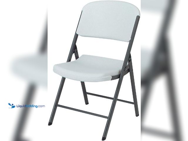 Lot 49-5452486 - Lifetime 2802 Folding Chair. ASIN:B003IE1VH6 Item is unused.