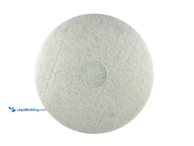 Lot 49-1575458 - DIABLO 17 in. Non-Woven White Buffer Pad (5-Pack), Model # DCR170WHTM01G005, Unused  Ref#ASRHD0130