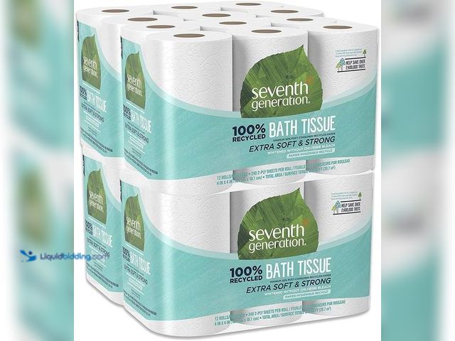 Lot 49-5409734 - 100% Recycled Bathroom Tissue, 2-Ply, White, 240 Sheets/roll, 48/carton New