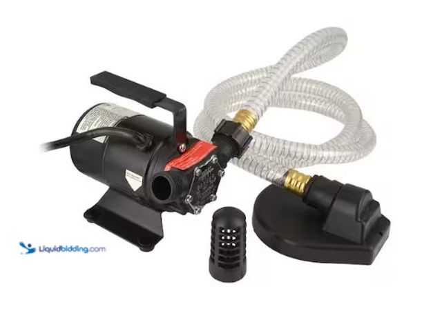 Lot 49-1630750 - Everbilt 1/10 HP Non-Submersible Self-Priming Transfer Pump Model # EBTP1, Slightly Used, Has Attach...