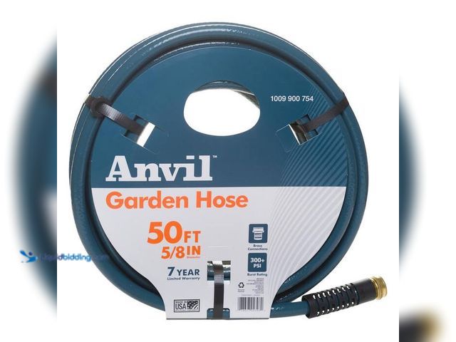 Lot 49-1548526 - Anvil 5/8 in. x 50 ft. Medium-Duty Garden Hose. Model # CHDANT58050. Unused  Ref#HDSR114