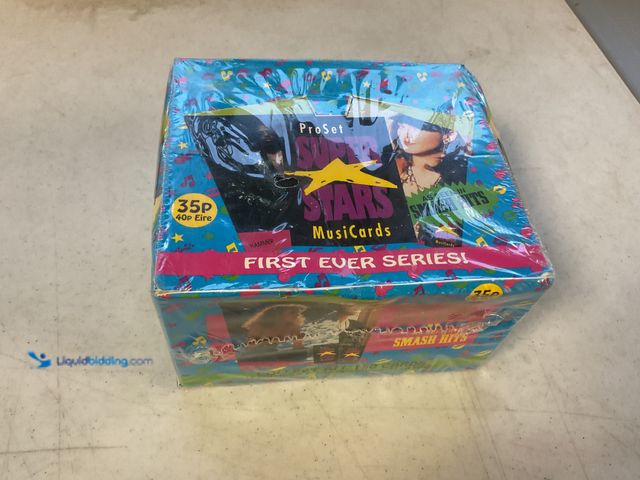 Lot 49-1814835 - COLLECTIBLE FACTORY SEALED 1991 PRO SET SUPER STARS MUSICARDS WAX PACK BOX OF 36 PACKS #COINS1211