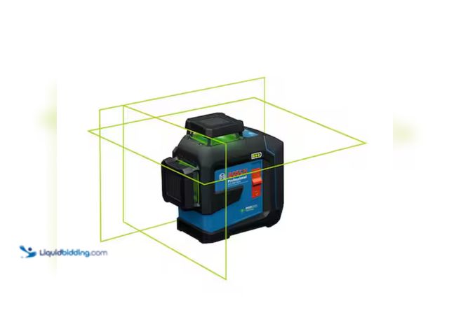 Lot 49-2000356 - Bosch 260 ft. Green Self Leveling Line Laser Level, Fine Adjustment Mount and Hard Carrying Case, Mo...