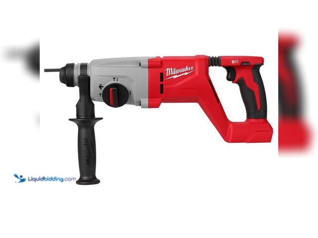 Lot 49-5405817 - Milwaukee
M18 18V Lithium-Ion Brushless Cordless 1 in. SDS-Plus D-Handle Rotary Hammer (Tool-Only) ...