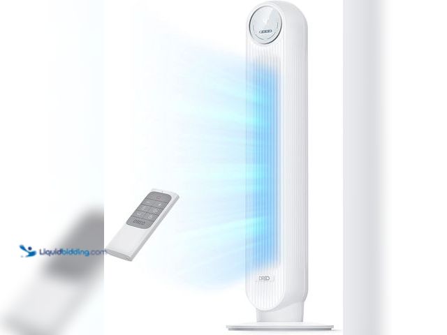Lot 49-5554355 - DREO Tower Fan for Bedroom, 28ft/s Velocity, 20dB Ultra Quiet, 8 Speeds | 2026 Upgraded DC Motor, 90...