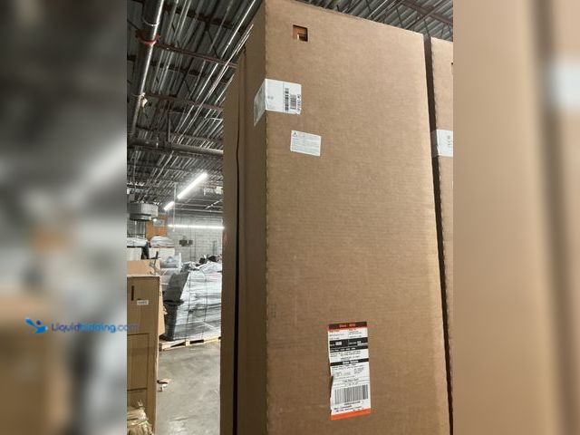 Lot 49-5484648 - Hampton Bay Hampton 18x90 Medium Oak Pantry Cabinet New