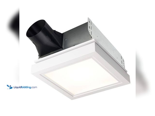 Lot 49-5552864 - Broan-NuTone
Roomside Series, Decorative, White Trim, 110 CFM, Roomside Ceiling Bathroom Exhaust Fa...