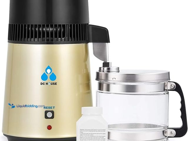 Lot 49-3433519 - DC HOUSE Upgrade Water Distiller, 304 Stainless Steel 1 Gallon Distilled Water Maker Machine for Hom...