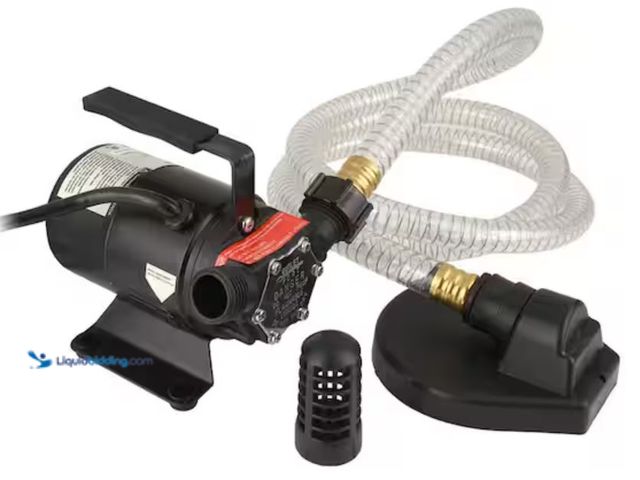 Lot 49-2006489 - Everbilt 1/10 HP Non-Submersible Self-Priming Transfer Pump, Model # EBTP1, Unused, Has attachments....