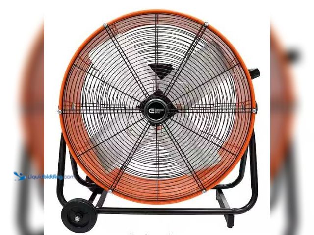 Lot 49-3473091 - Commercial Electric 24 in. 2-Speed Heavy Duty Tilt Drum Fan, Model # SFDC6-600CT0-4, Used, Tested wo...