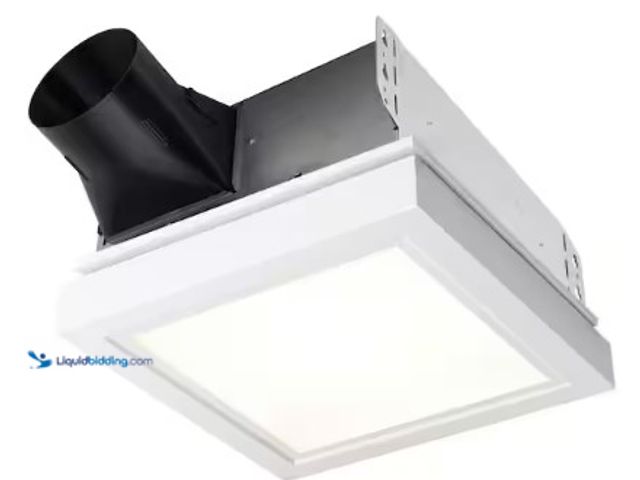Lot 49-3631443 - Broan-NuTone Roomside Series, Decorative, White Trim, 110 CFM, Roomside Ceiling Bathroom Exhaust Fan...