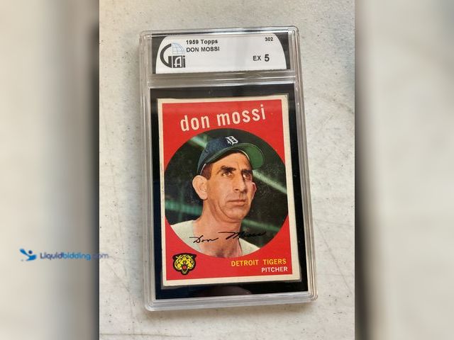 Lot 49-3503513 - Other WOW GRADED CARD! 1959 TOPPS DON MOSSI GAI GRADED 5 EX
