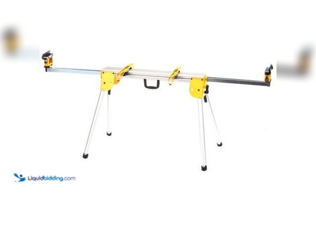 Lot 49-5559543 - DEWALT 29.8 lbs. Compact Miter Saw Stand with 500 lbs. Capacity. Model # DWX724. Used