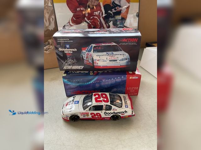 Lot 49-3609255 - Other ACTION RACING NASCAR 1/24 SCALE DIECAST CAR IN BOX #29 KEVIN HARVICK GM GOODWRENCH SERVICE PLU...