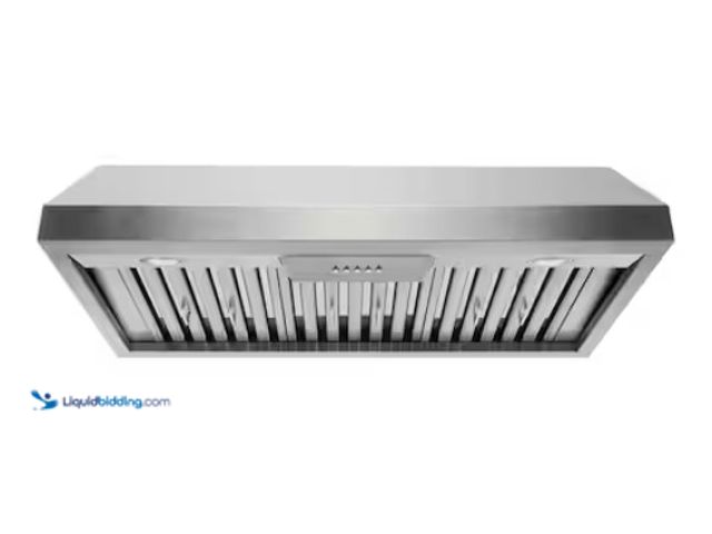 Lot 49-3611780 - NXR 36 in. 800 CFM Under Cabinet in Stainless Steel Range Hood with Stainless Steel Baffles, Model #...