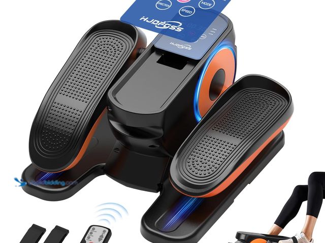 Lot 49-5487600 - Under Desk Elliptical Machine with 12 Adjustable Speed, Quiet & Portable Seated Pedal with Remote Co...