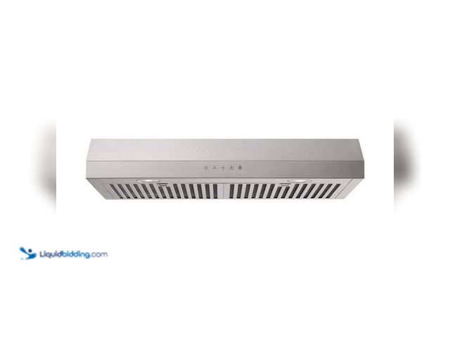 Lot 49-3564740 - Vissani 30 in. 340CFM Convertible Under Cabinet Range Hood in Stainless Steel, Model # 1806A7/GE05(7...