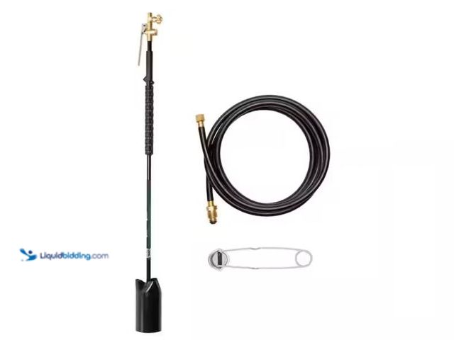 Lot 49-3614442 - Bernzomatic Firestarter Blaze Torch (Compatible with 20 lb. Propane Tank) with Adjustable Wide Brush...