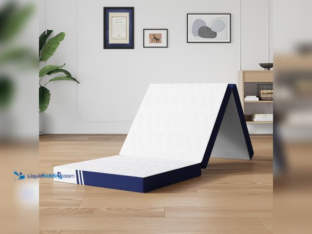 Lot 49-3531261 - Avenco Foldable Mattress Single, Folding Mattress 4 Inch Memory Foam, Trifold Mattress Portable with...