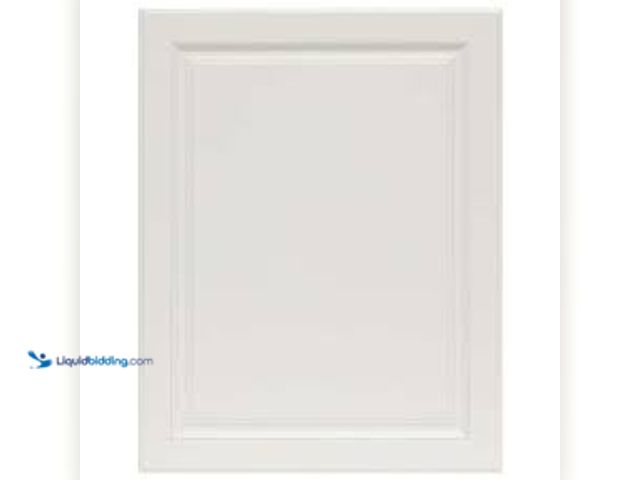 Lot 49-3536838 - Hampton Bay Shaker 23 in. W x 29.5 in. H x 0.75 in. D Base Decorative End Panel in Satin White. Mode...